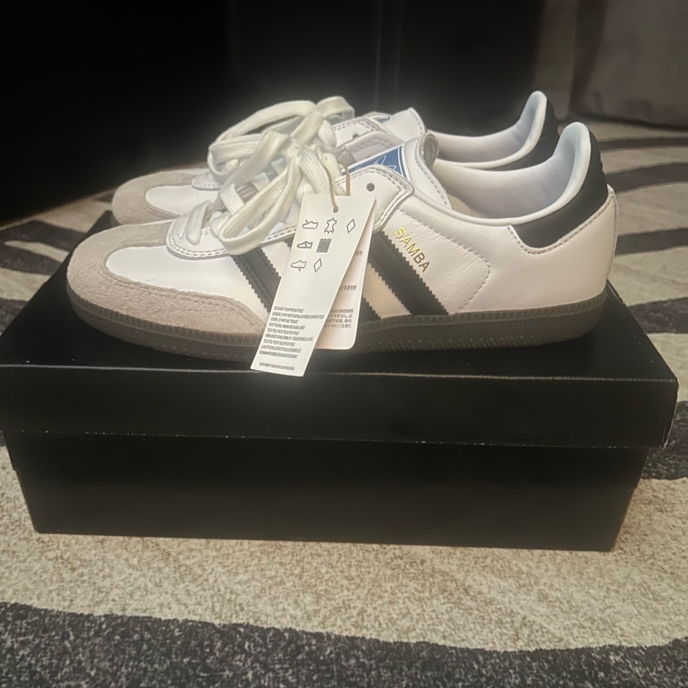 Adidas Black and White Sneakers